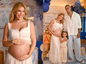 Léo Santana e Lore Improta celebram o nascimento do segundo filho Levi em Salvador