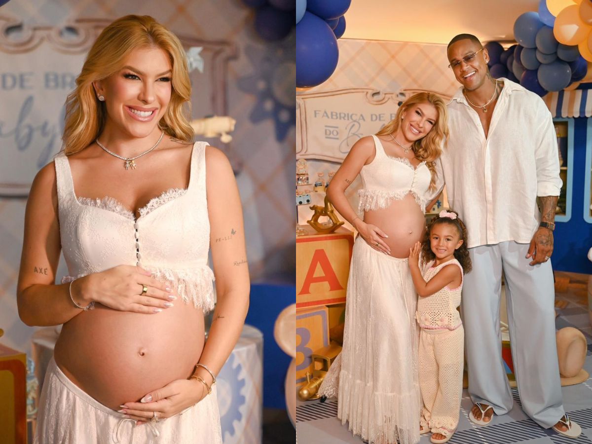 Léo Santana e Lore Improta celebram o nascimento do segundo filho Levi em Salvador