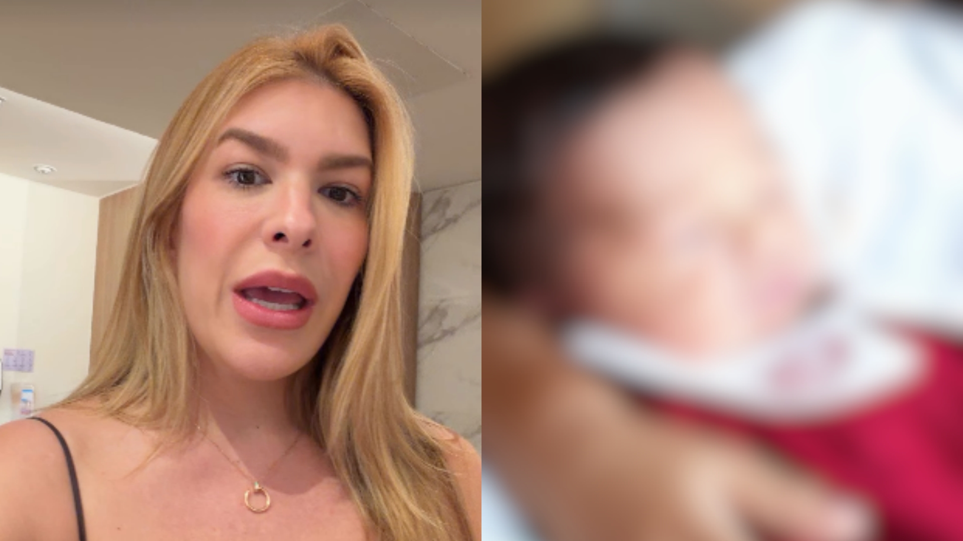 Lore Improta exibe rosto do filho recém-nascido e diverte fãs com semelhança