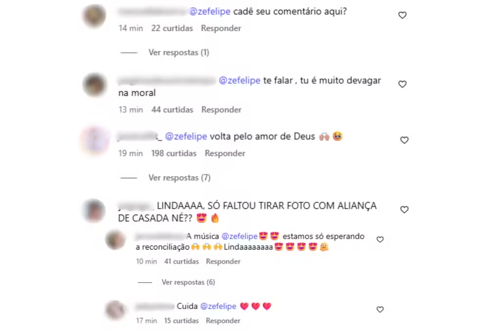 Fãs de Virginia Fonseca e Zé Felipe intensificam apelos por reconciliação nas redes sociais