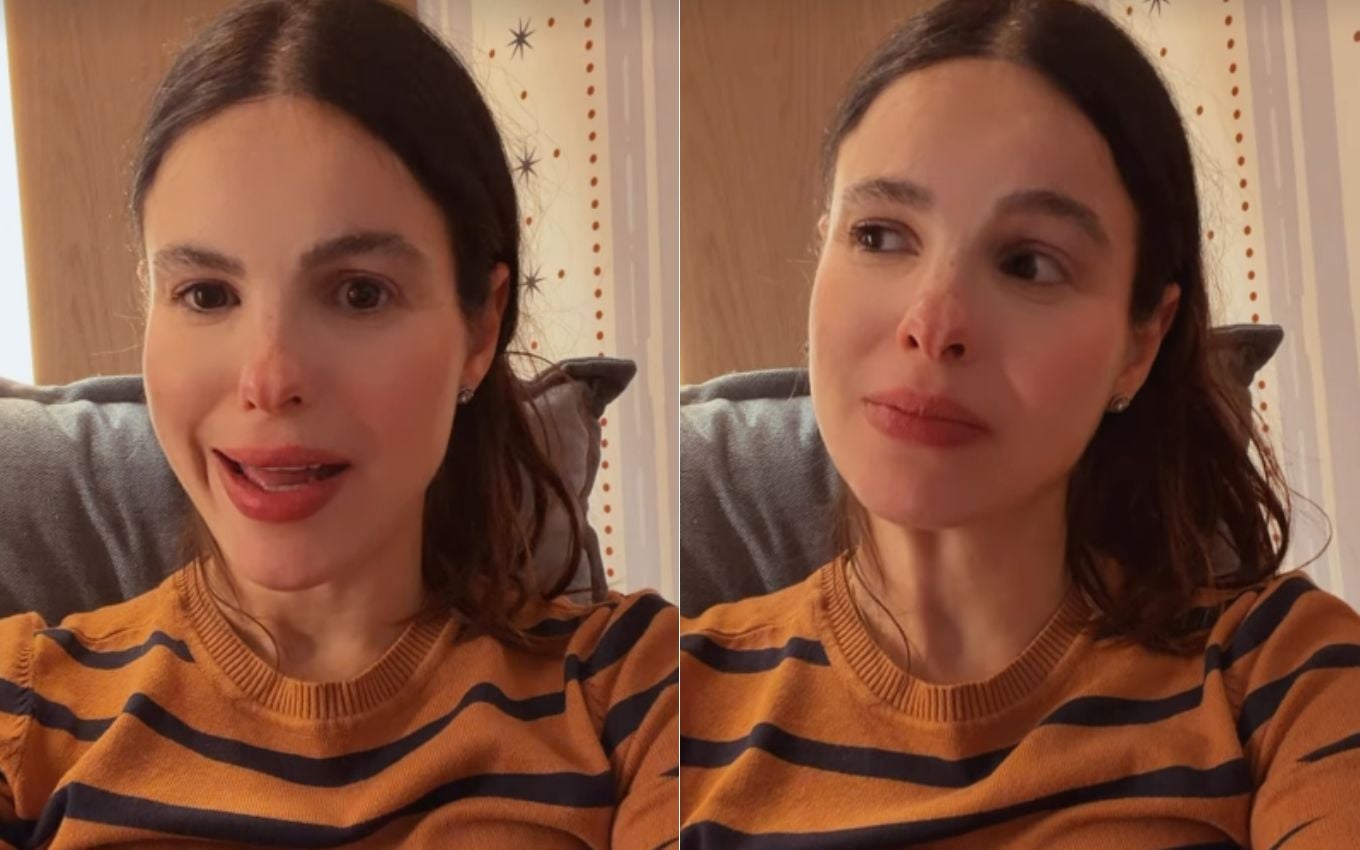 Sthefany Brito chora ao ver borboleta e acredita em sinal do pai falecido