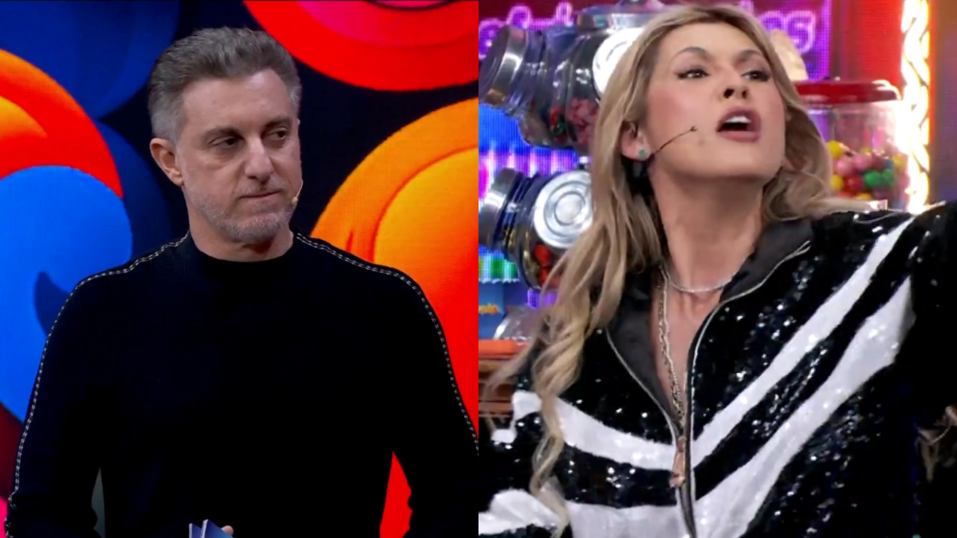 Luciano Huck brinca com ciúmes de Lívia Andrade e gera repercussão no Domingão