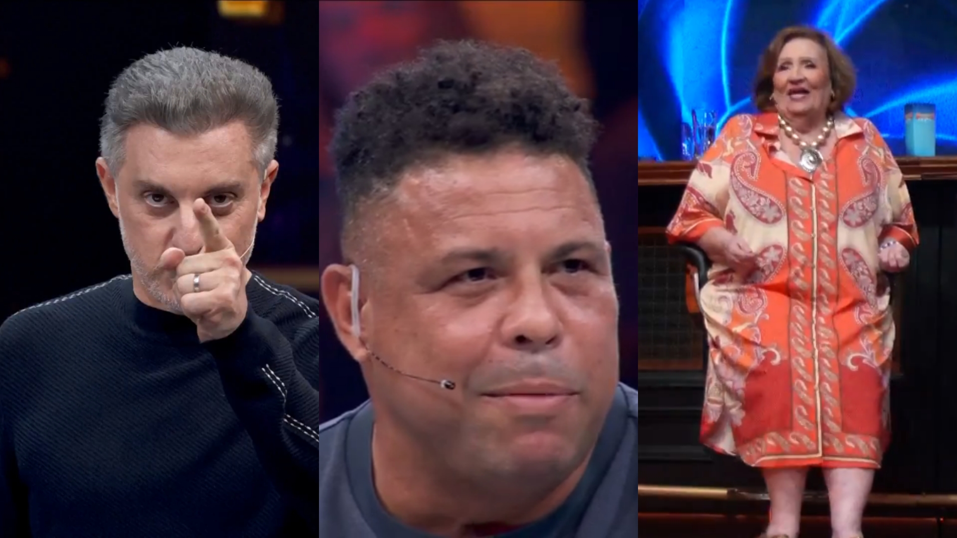Déa Lúcia reage com humor a revelação de Ronaldo sobre padre no Domingão