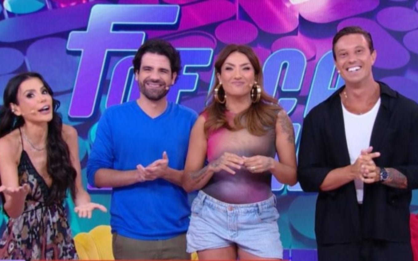 SBT transforma Fofocalizando com cenário e uniformes especiais para a Copa do Mundo