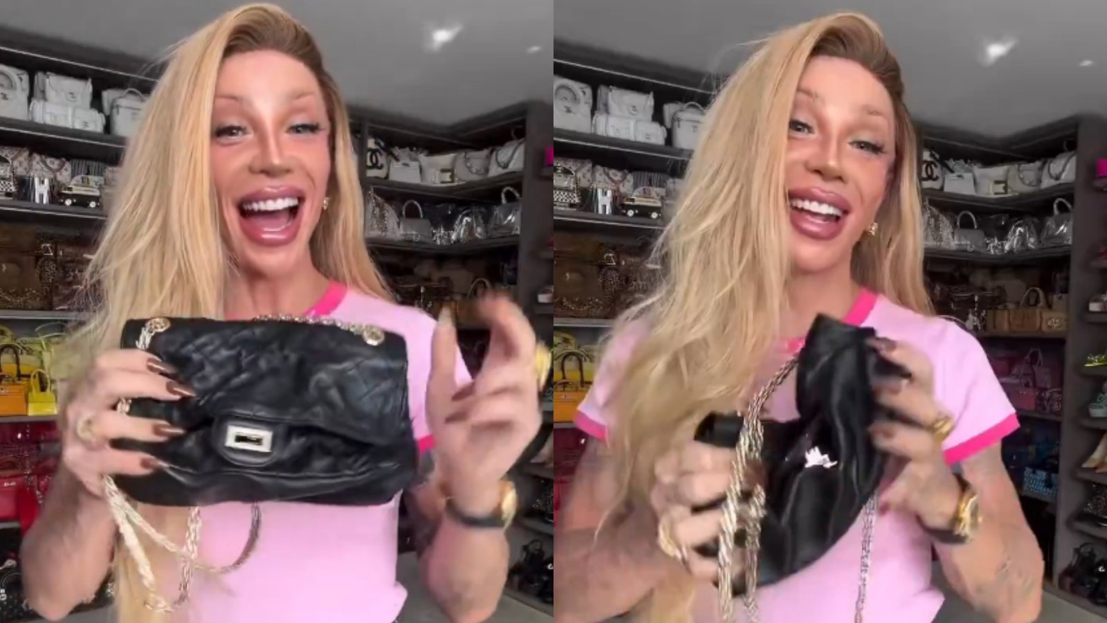 Maya Massafera surpreende ao amassar bolsa de luxo e reflete sobre autenticidade
