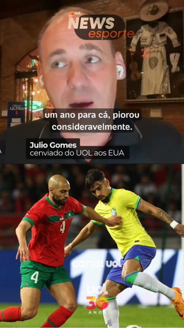 Julio Gomes detalha favoritismo do Brasil e a notável piora de Marrocos no cenário recente