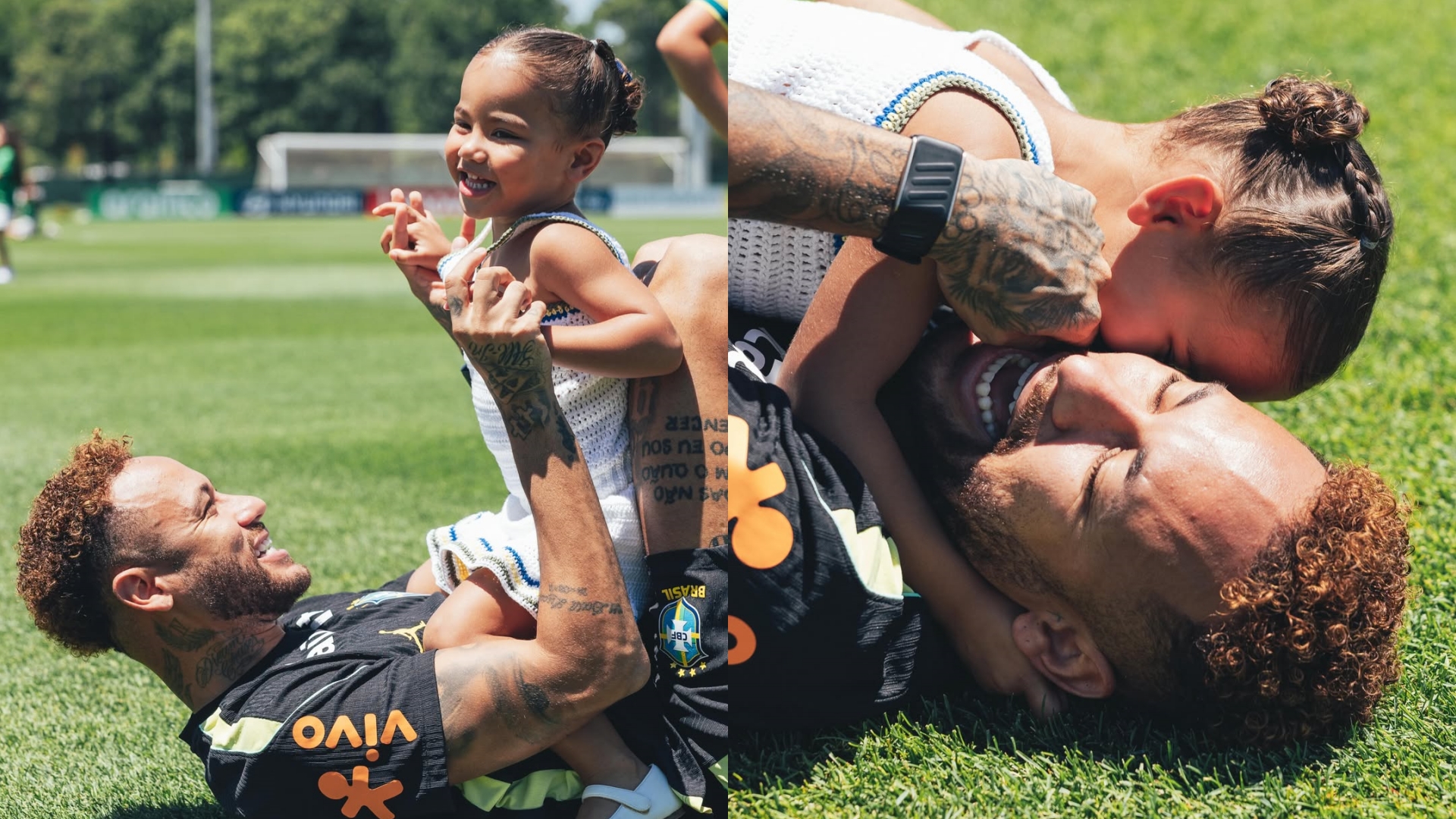 Neymar e a filha Mavie: momentos de ternura e uma atitude que movimenta as redes