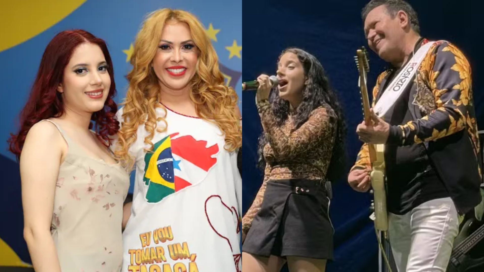 Yasmin Mendes no palco com Ximbinha: a mudança de banda da filha de Joelma que repercute