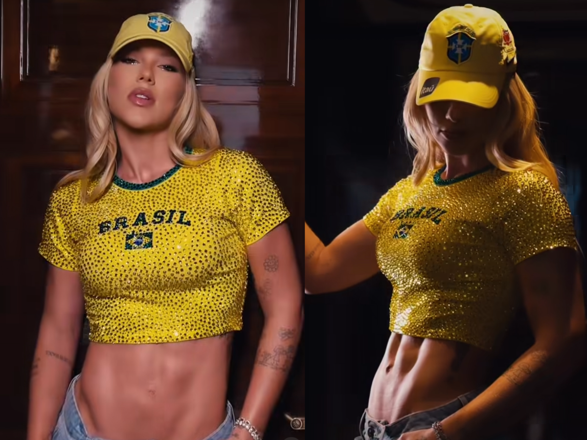 Virginia Fonseca comenta rumores sobre Vini Jr. durante jogo da Seleção