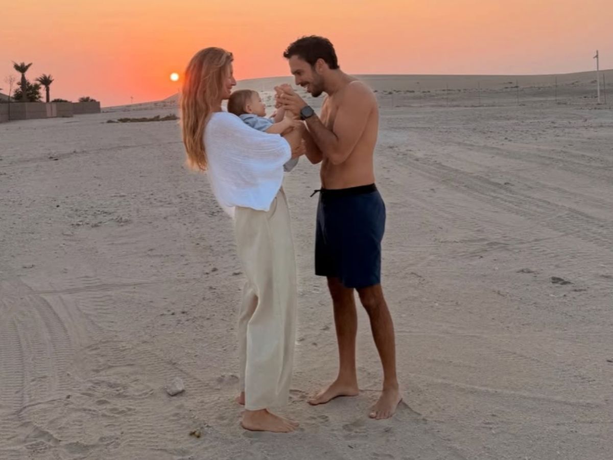 Gisele Bündchen celebra Dia dos Pais com registros inéditos ao lado de Joaquim Valente