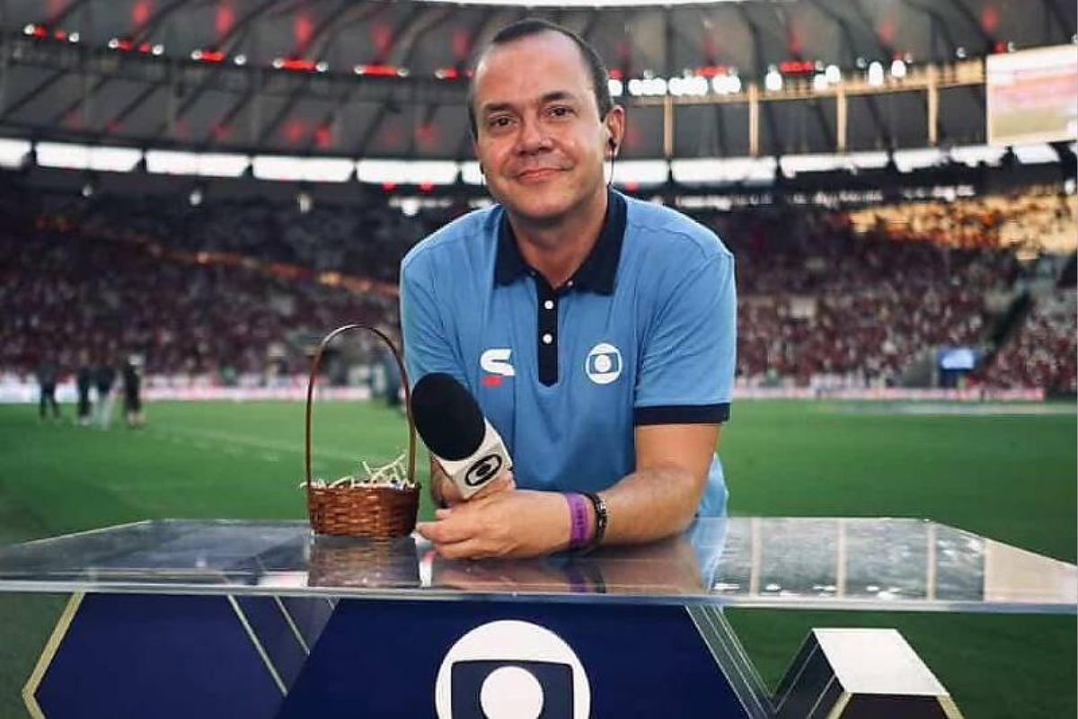 Torcedor se empolga durante link ao vivo no Mais Você e solta palavrão