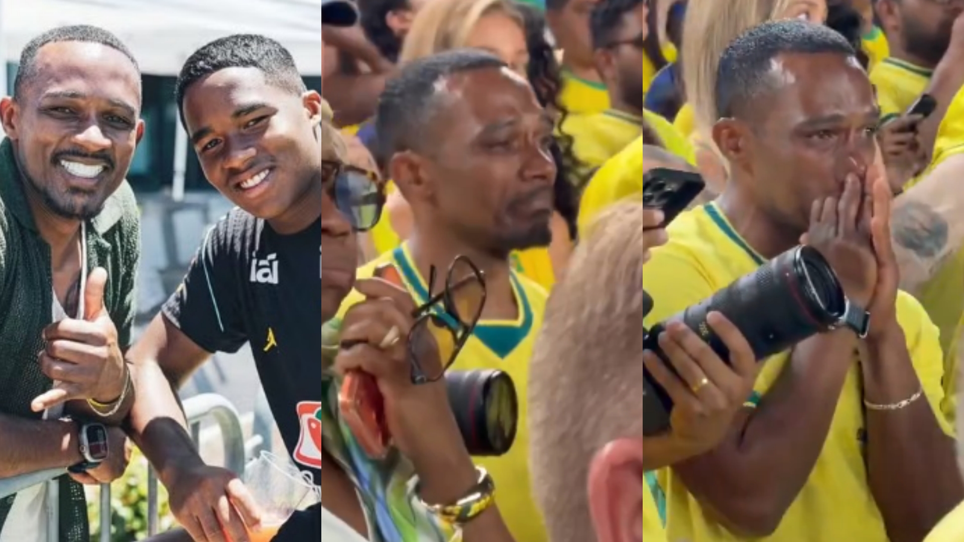 Pai de Endrick chora de emoção ao ver filho brilhar na Copa do Mundo
