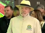 Lula marca presença em Santa Catarina para o lançamento do navio Cunha Moreira