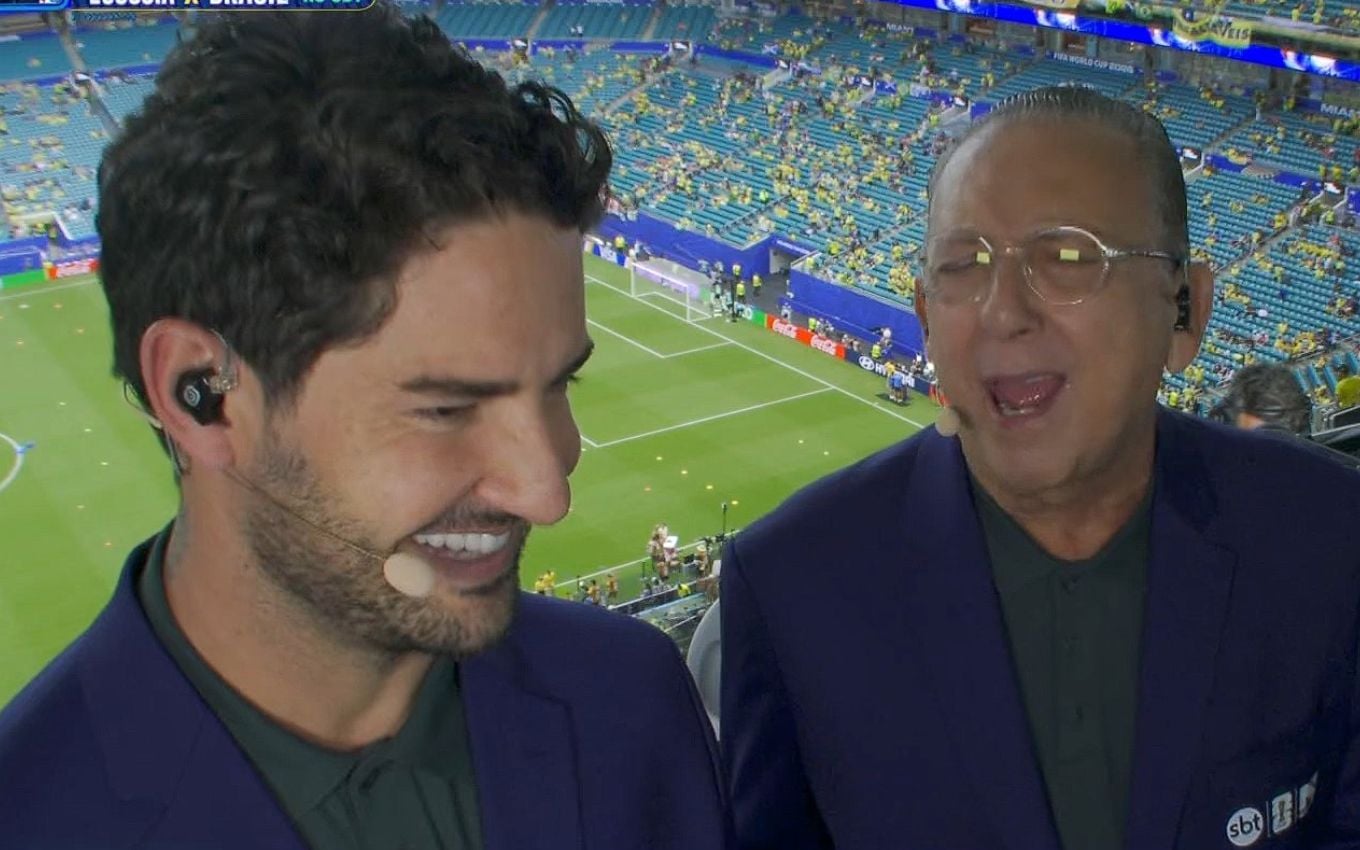 Debate acalorado: Alexandre Pato e Galvão Bueno divergem em transmissão ao vivo do SBT