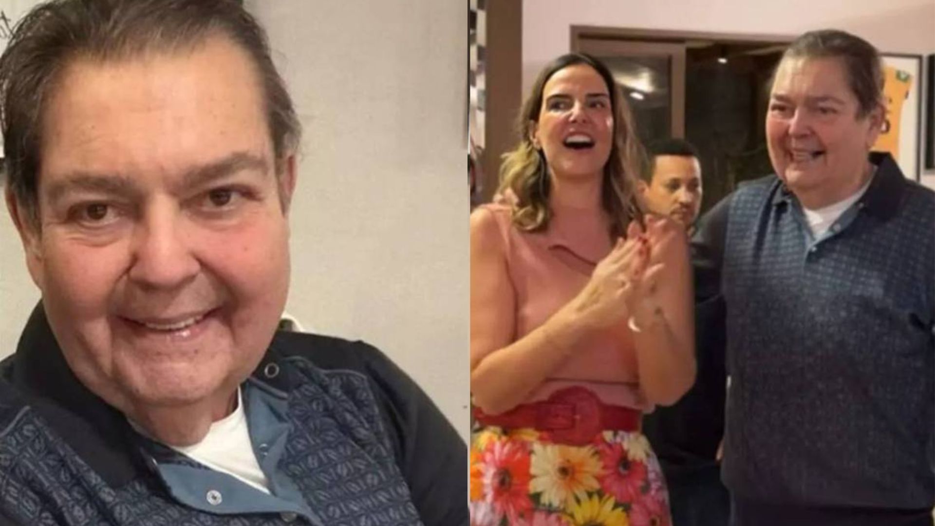 Faustão volta a caminhar e celebra aniversário de Luciana Cardoso em festa na capital paulista