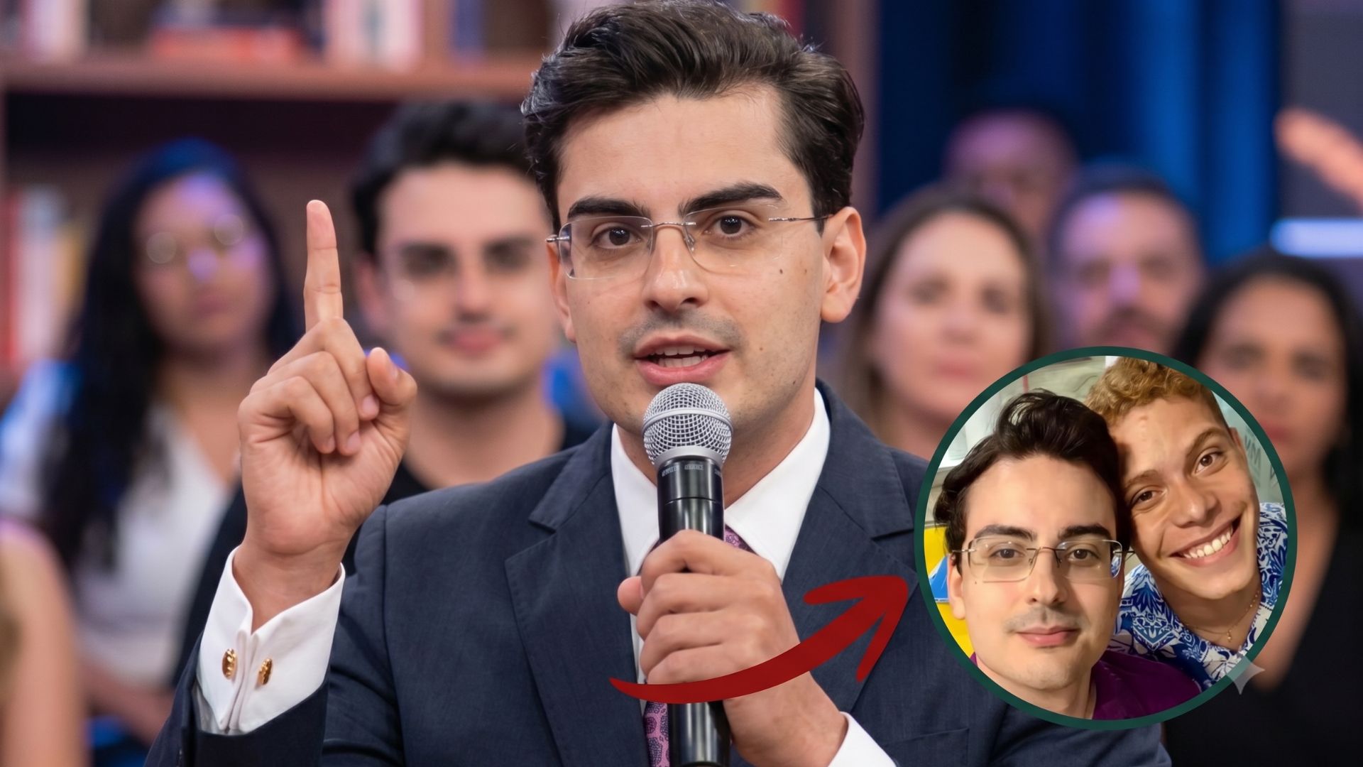 Pedro Arimateya expõe antigo romance com Dudu Camargo em programa de televisão