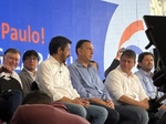 Tarcísio de Freitas entrega primeiro trecho da Linha 6-Laranja do metrô em São Paulo