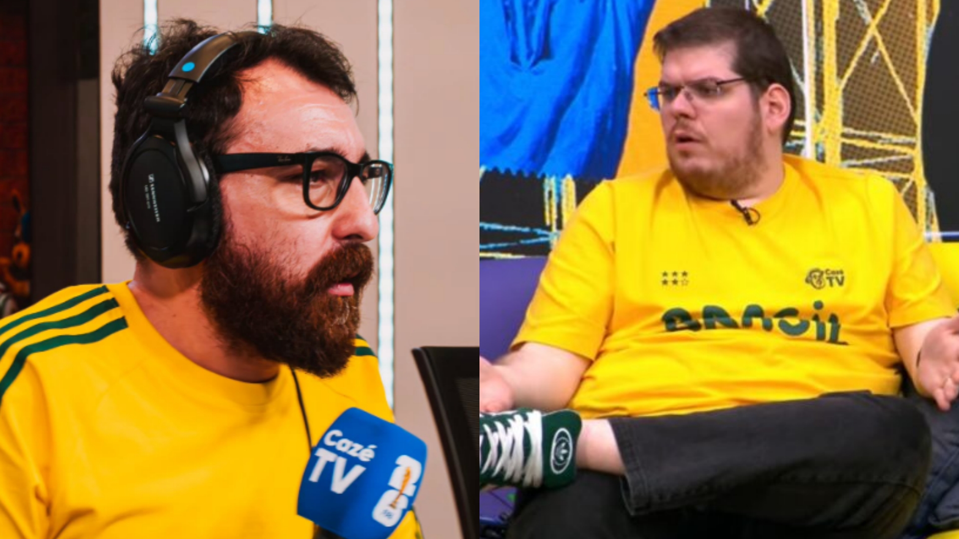 Narrador da Cazé TV recebe nota zero de jornalista da Globo por excesso de volume