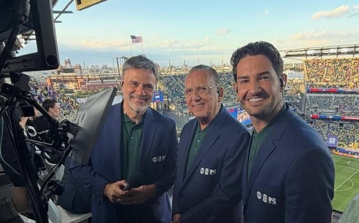 Alexandre Pato ironiza rumores de desentendimento com Galvão Bueno no SBT