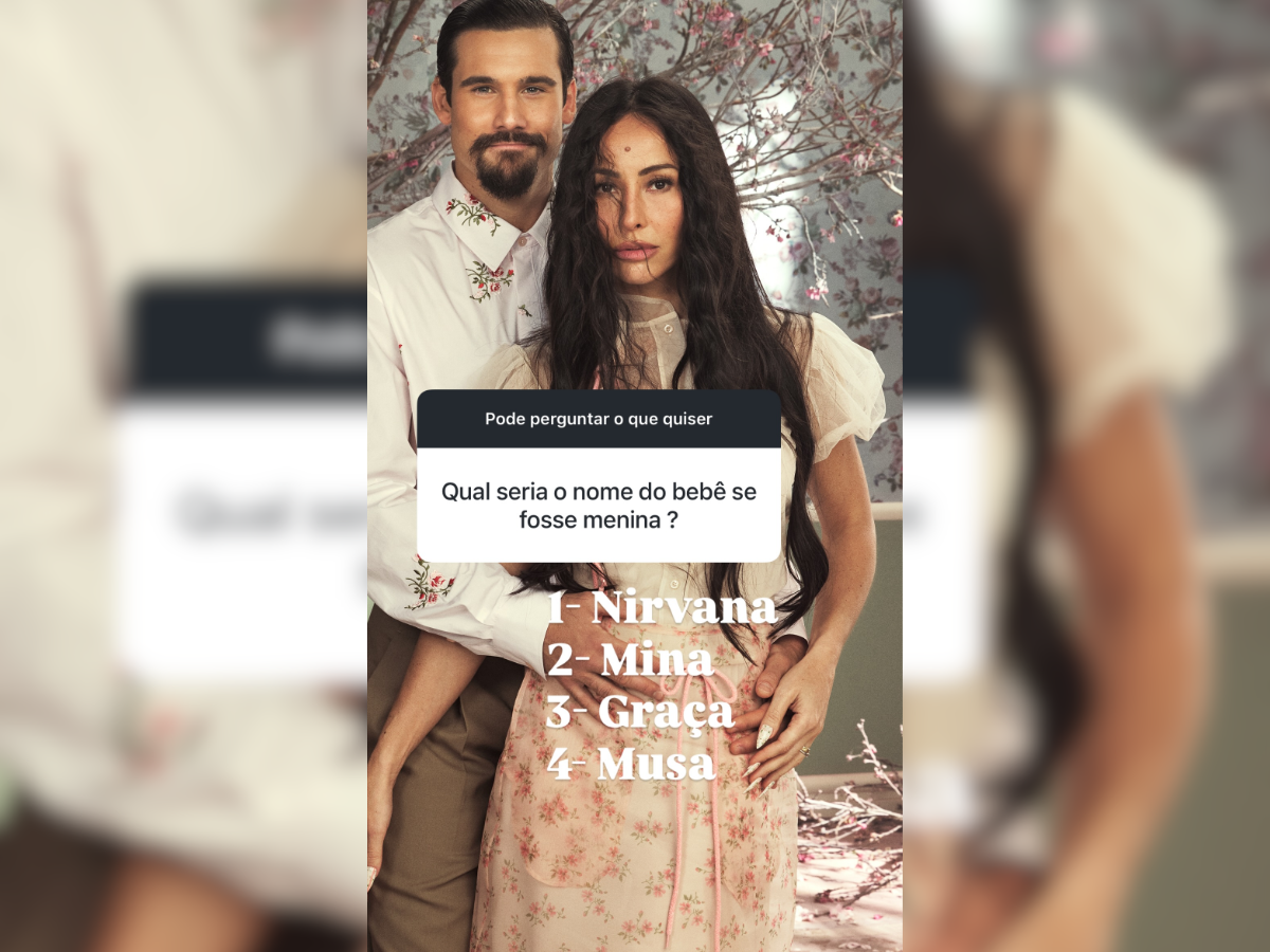 Sabrina Sato revela quais seriam os nomes escolhidos caso estivesse esperando uma menina