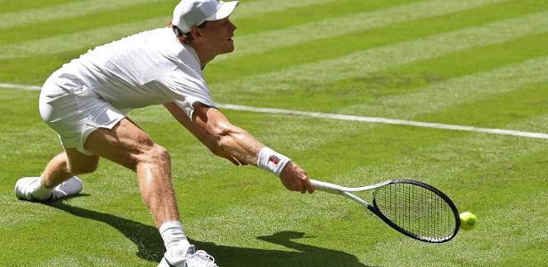 Jannik Sinner e Shintaro Mochizuki medem forças nas quadras de Wimbledon