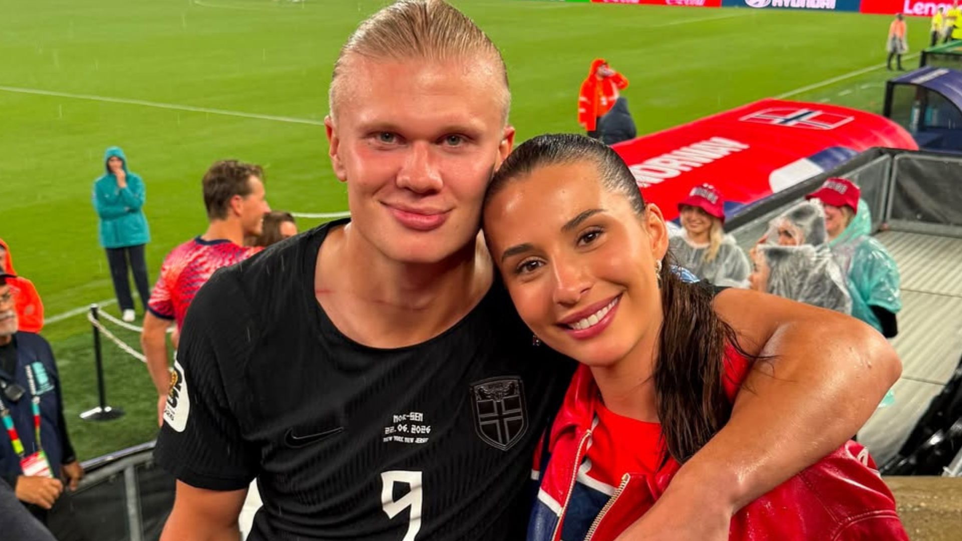 Polêmica com Haaland: esposa do jogador norueguês irrita torcedores brasileiros
