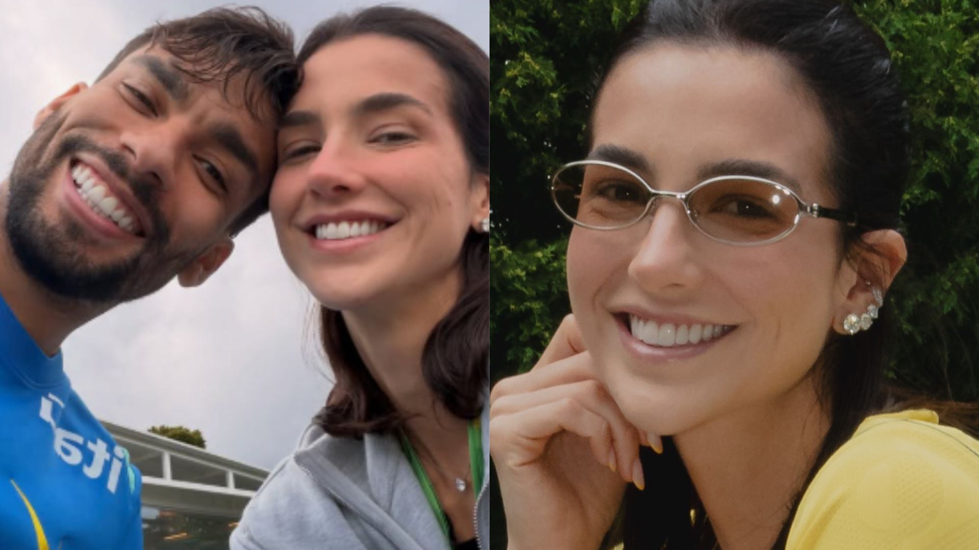 Duda Fournier, esposa de Lucas Paquetá, gera burburinho na web com look para jogo da seleção