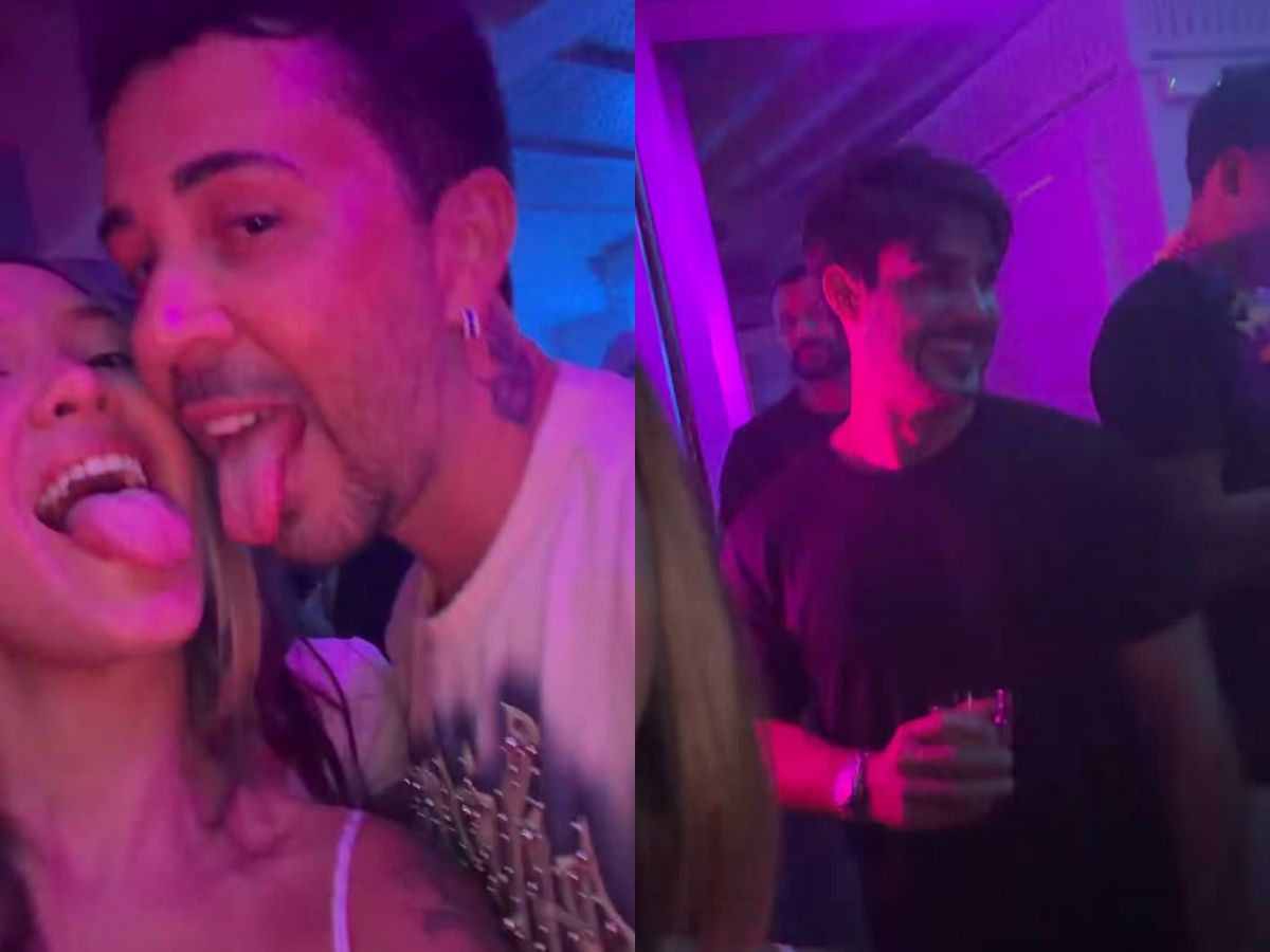 Novo beijo de Carlinhos e loira na Grécia tem reação inusitada de Lucas Lobato