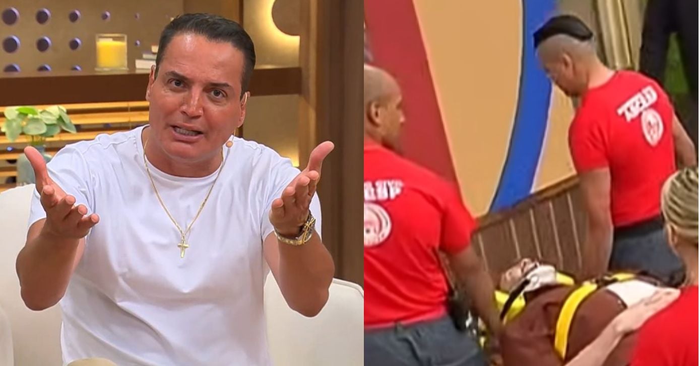 Jornalista entra na Band em maca com bombeiros e assusta Leo Dias: “O que é isso?”