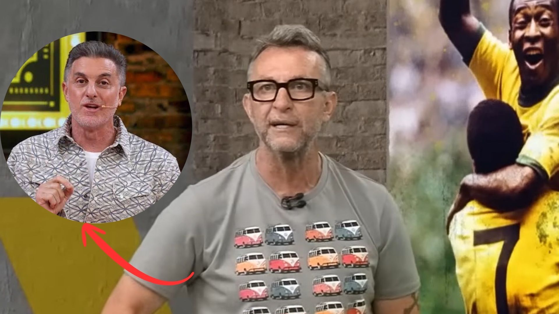 Craque Neto critica Luciano Huck ao vivo e menciona polêmica sobre o Bolsa Família