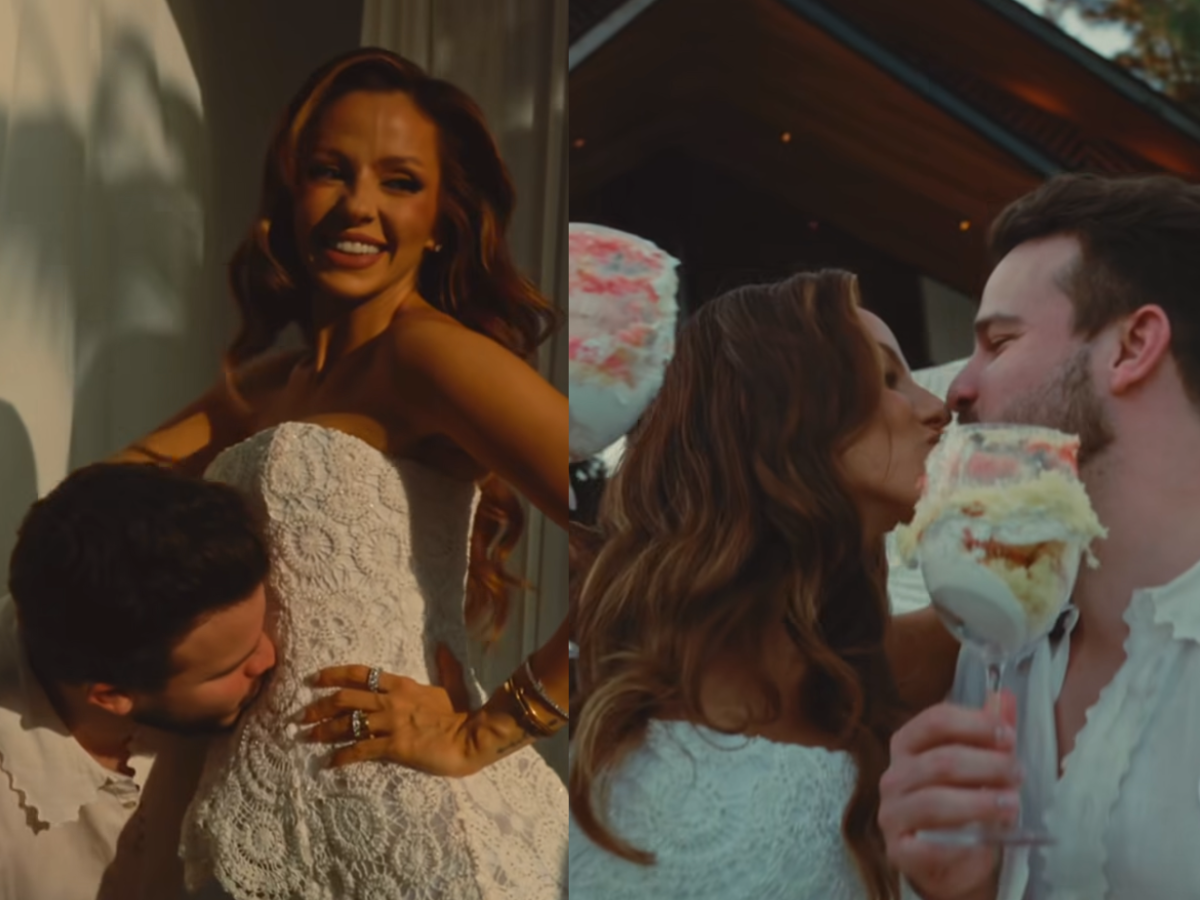 Matheus Fernandes e Tamiris Dias celebram chegada de Olivia Maria em chá revelação