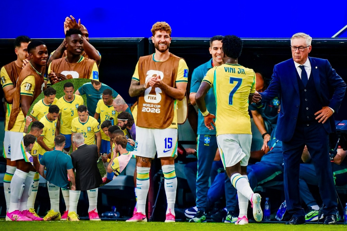 Jogadores da Seleção Brasileira pedem permanência de Ancelotti à CBF por projeto de longo prazo