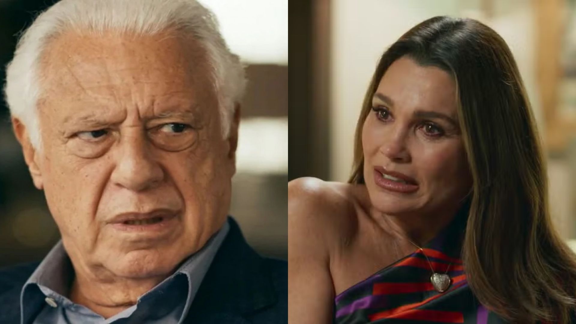 Segredo de Fábia e Arthur em Quem Ama Cuida coloca socialite sob suspeita