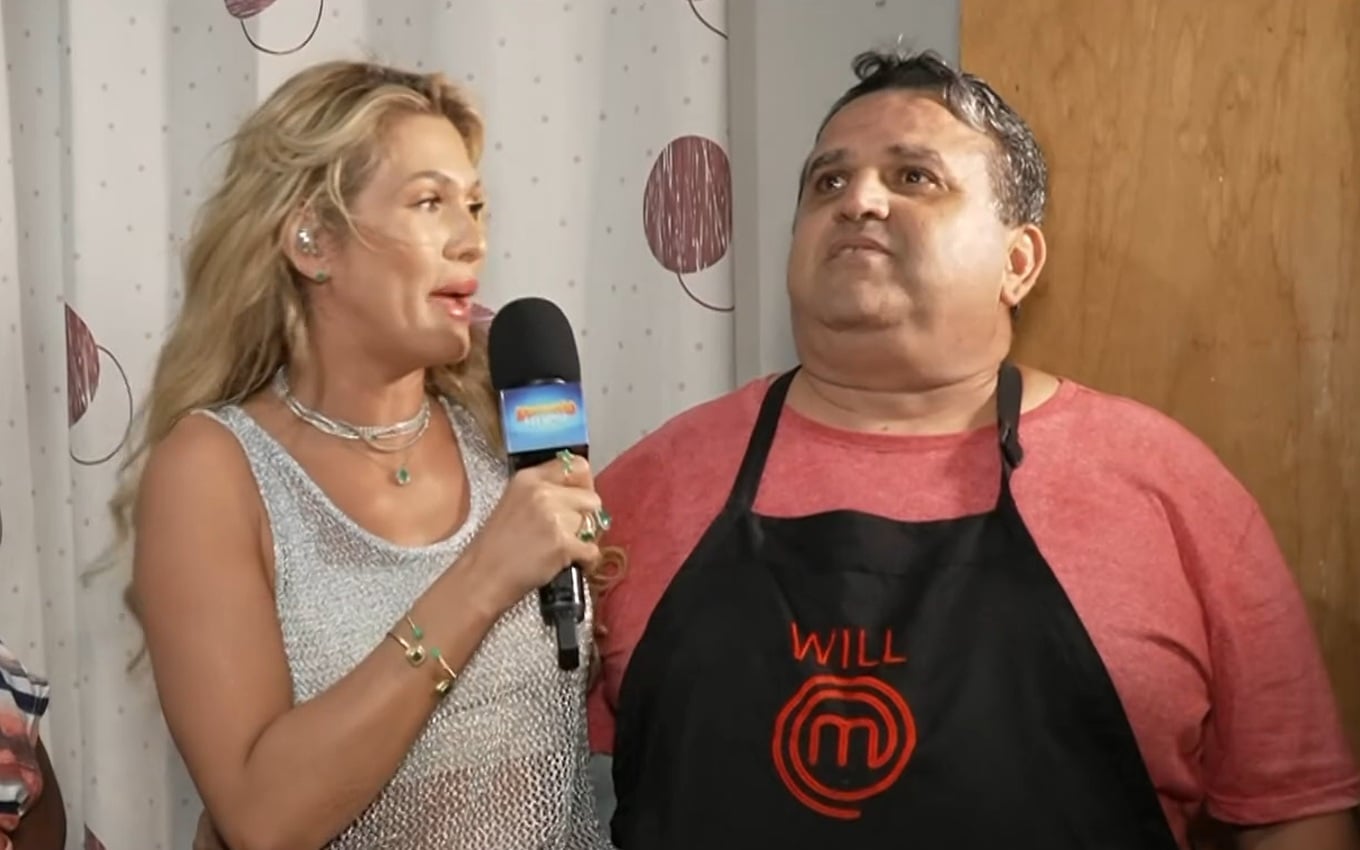 Milionário do Familhão surpreende Luciano Huck com 'merchan' inesperado da Band na Globo