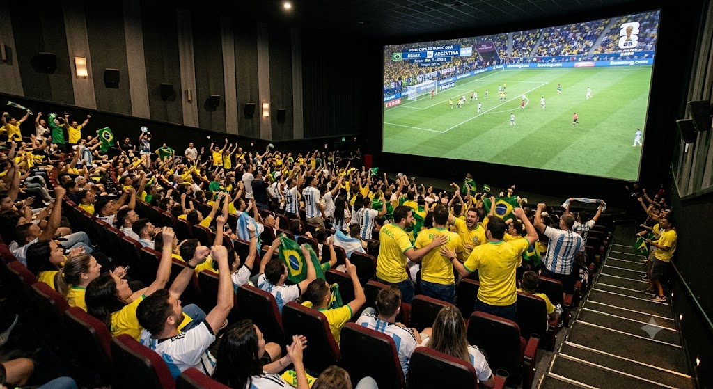 Final da Copa no cinema: Cazé TV expande transmissão para telonas de todo o país