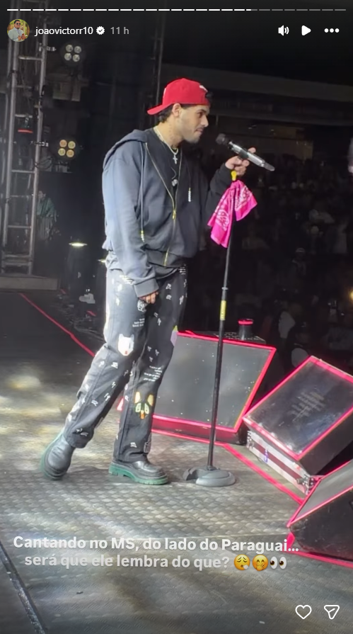 Show de Zé Felipe no Mato Grosso do Sul reacende rumores de reconciliação com Ana Castela