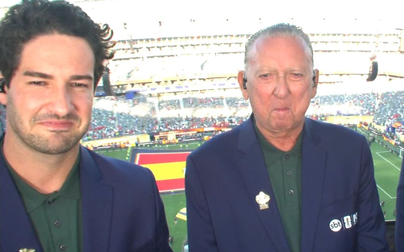 Galvão Bueno recebe emocionante homenagem do SBT em despedida da Copa do Mundo