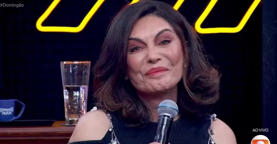 Visual de Márcia Goldschmidt no Domingão repercute e gera debate nas redes sociais