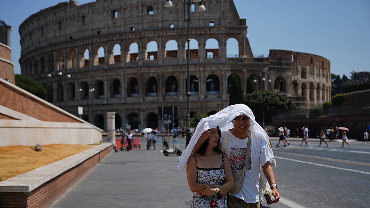Alerta vermelho atinge 25 cidades italianas devido a onda de calor extremo de 40°C