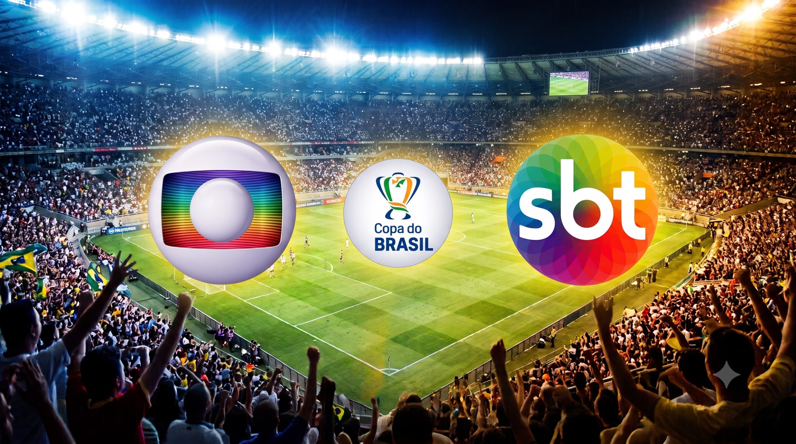 Copa do Brasil 2027: Globo e SBT lideram disputa por direitos de transmissão